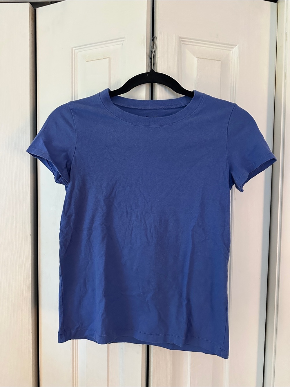 Madewell Kids Short Sleeve Crewneck Tee in Bright Blue